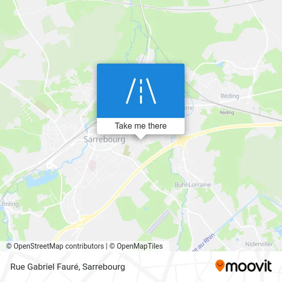 Rue Gabriel Fauré map