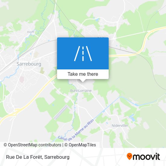Rue De La Forêt map