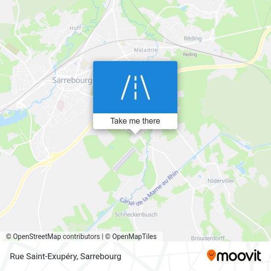 Rue Saint-Exupéry map