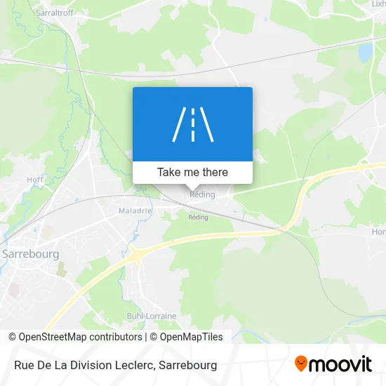 Rue De La Division Leclerc map