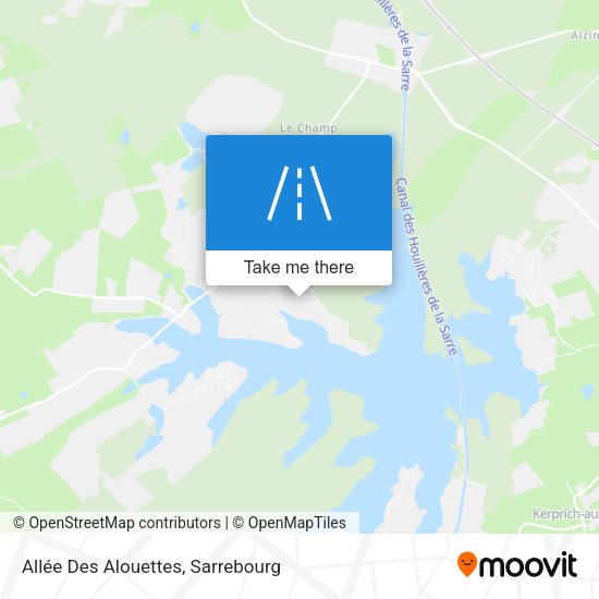 Allée Des Alouettes map