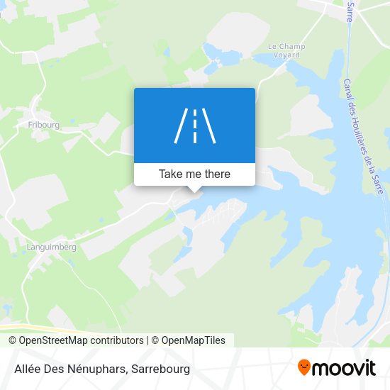 Allée Des Nénuphars map