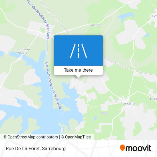 Rue De La Forêt map