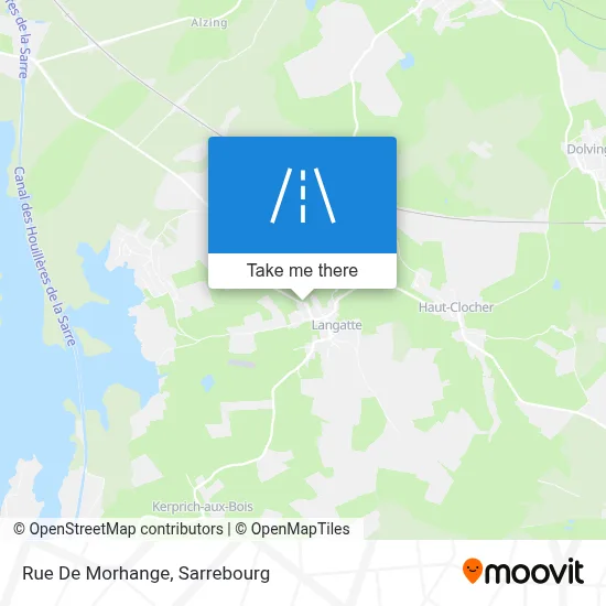 Rue De Morhange map