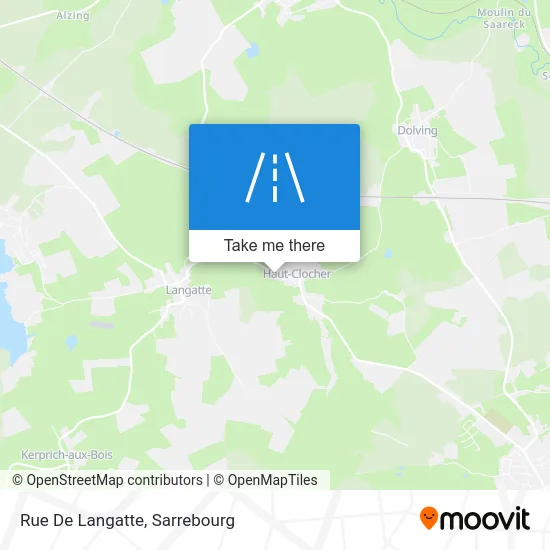 Rue De Langatte map