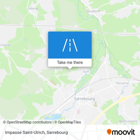Impasse Saint-Ulrich map