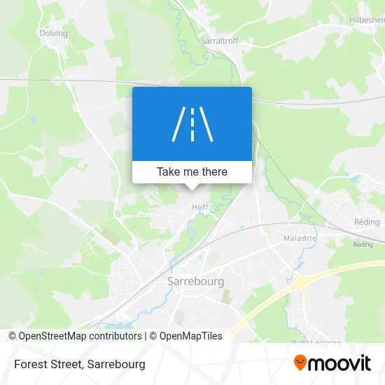 Rue De La Forêt map