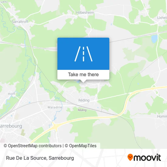 Rue De La Source map