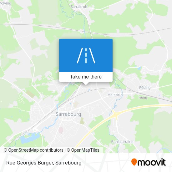 Rue Georges Burger map