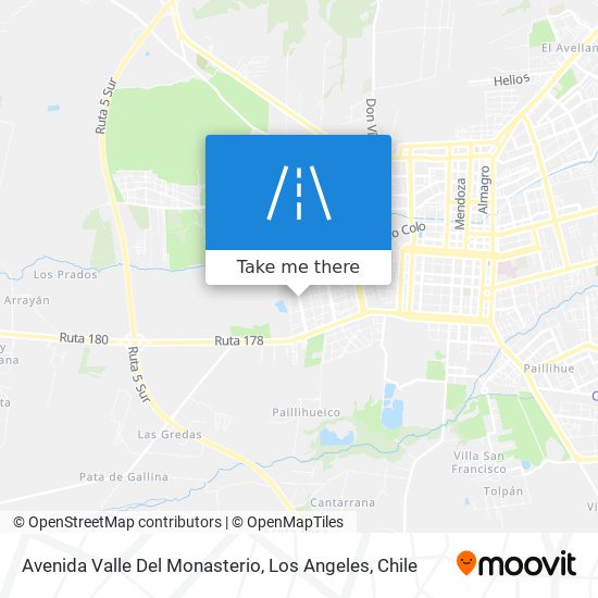 Avenida Valle Del Monasterio map