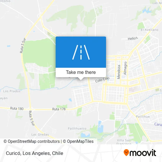 Curicó map