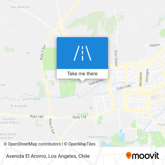 Avenida El Aromo map