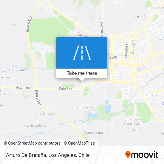 Mapa de Arturo De Bretaña