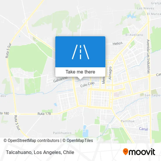 Talcahuano map