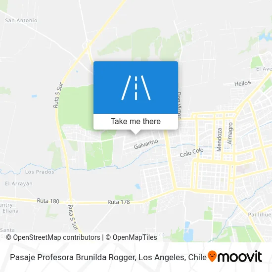 Pasaje Profesora Brunilda Rogger map