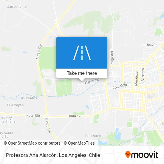 Profesora Ana Alarcón map