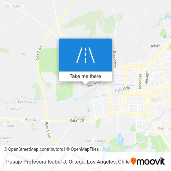 Pasaje Profesora Isabel J. Ortega map