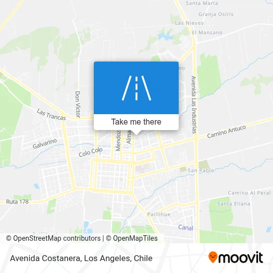 Avenida Costanera map