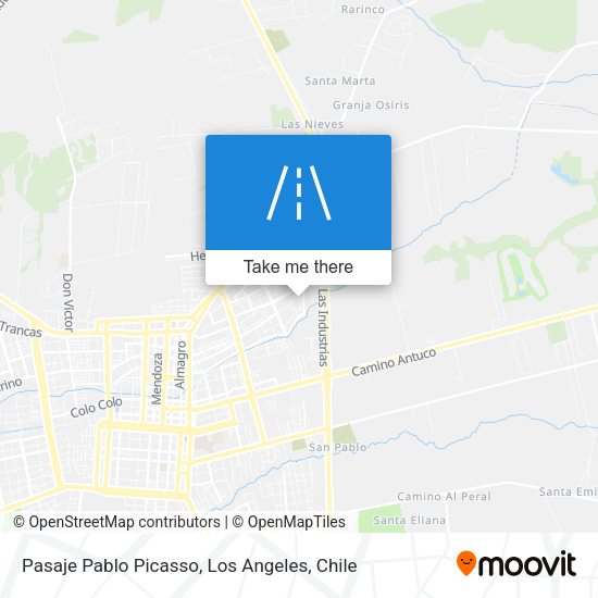Mapa de Pasaje Pablo Picasso