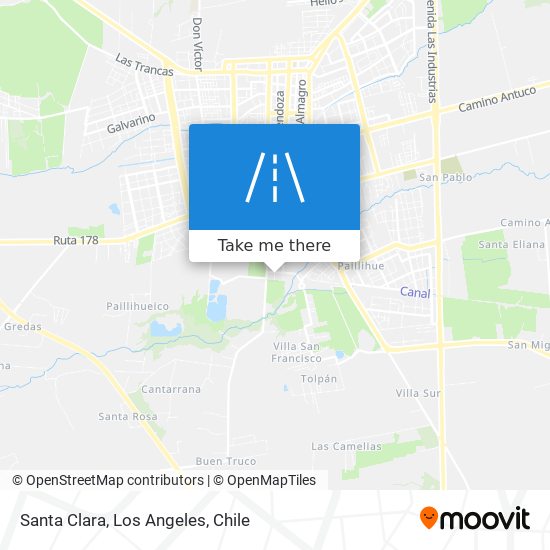 Santa Clara map