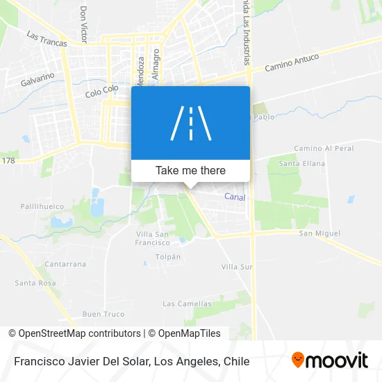 Francisco Javier Del Solar map