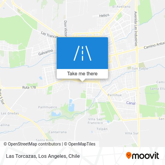 Las Torcazas map
