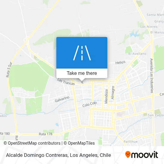 Alcalde Domingo Contreras map