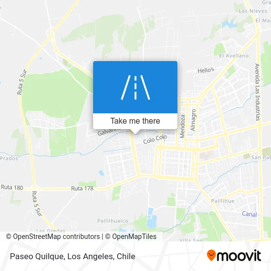 Paseo Quilque map