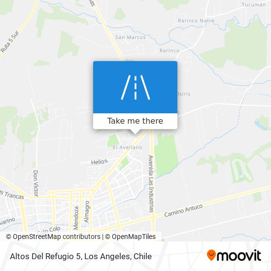 Altos Del Refugio 5 map