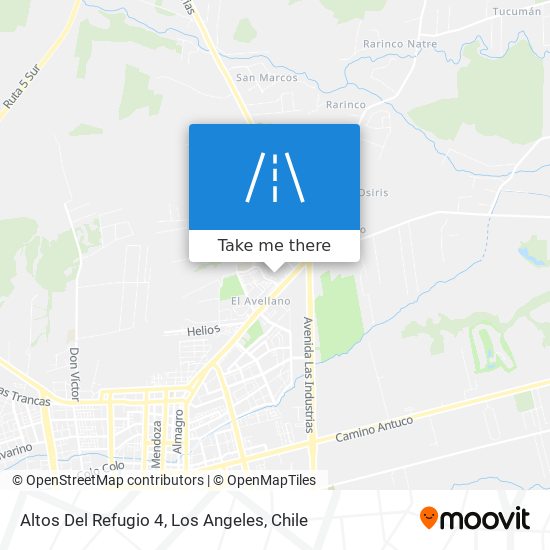Altos Del Refugio 4 map