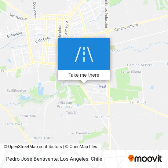 Mapa de Pedro José Benavente