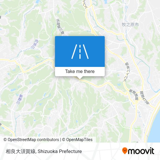 相良大須賀線 map
