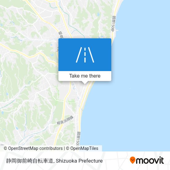 静岡御前崎自転車道 map