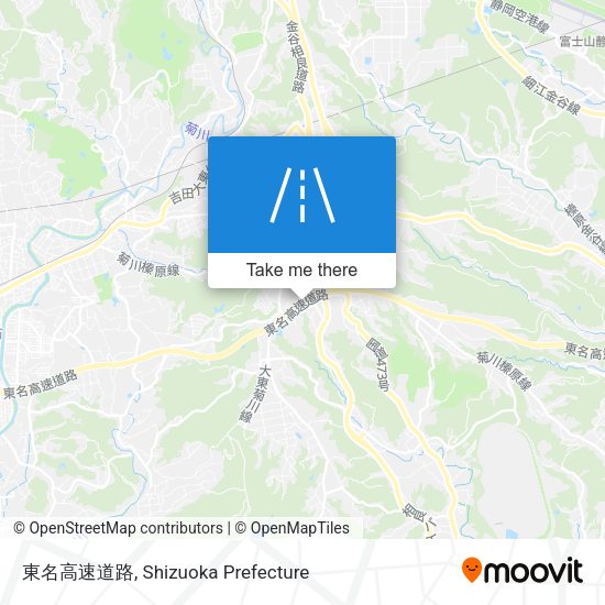 東名高速道路 map