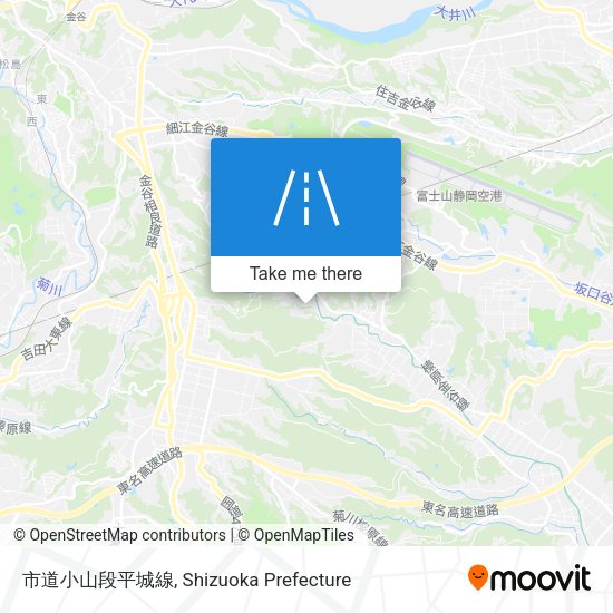 市道小山段平城線 map