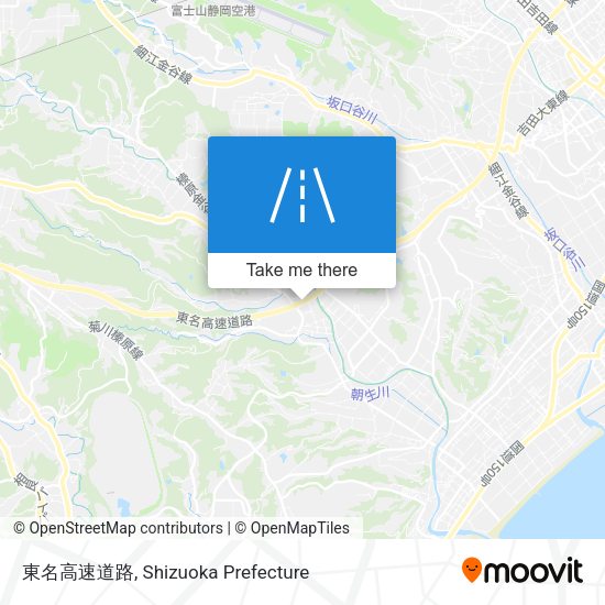 東名高速道路 map