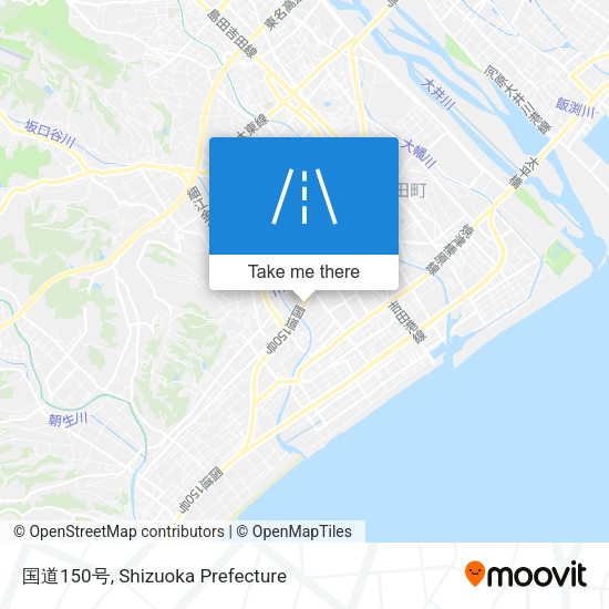国道150号 map