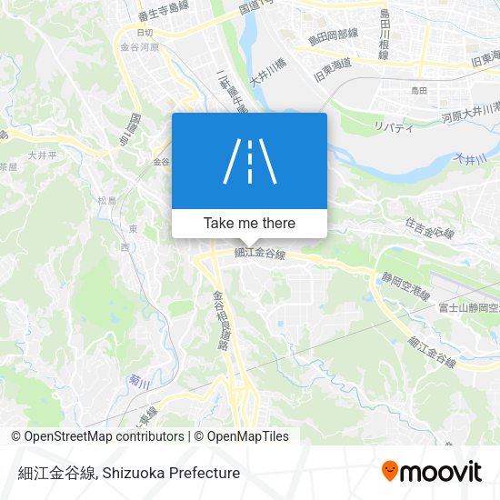 細江金谷線 map