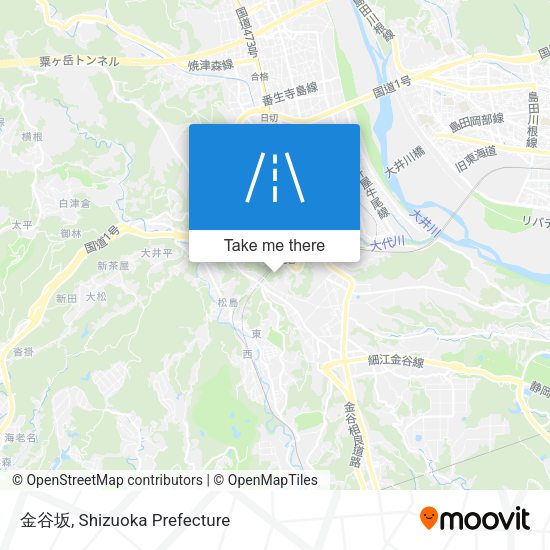 金谷坂 map