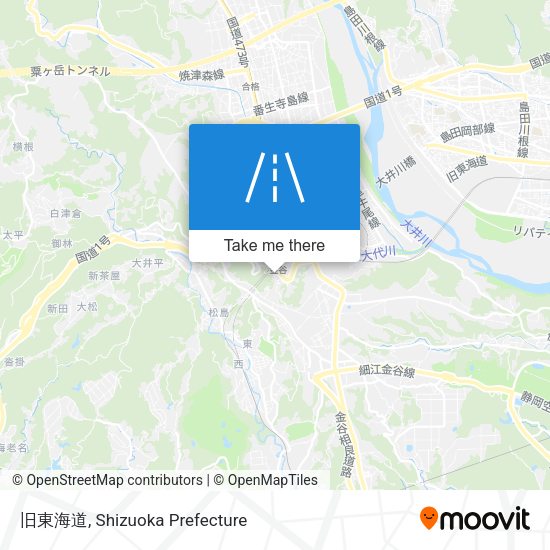 旧東海道 map