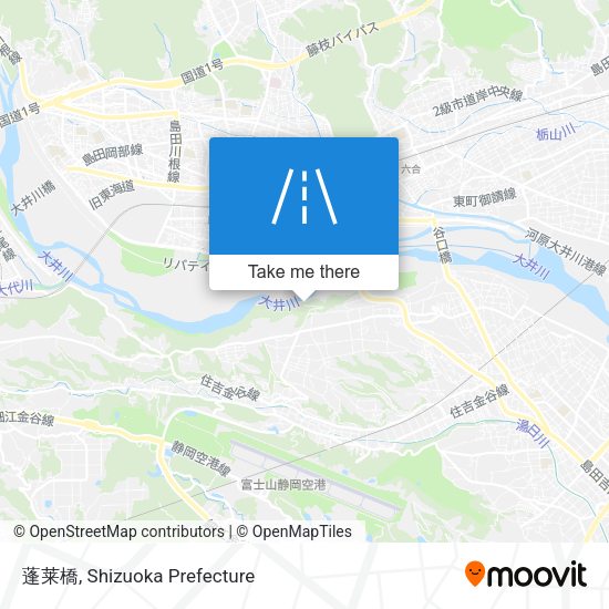 蓬莱橋 map