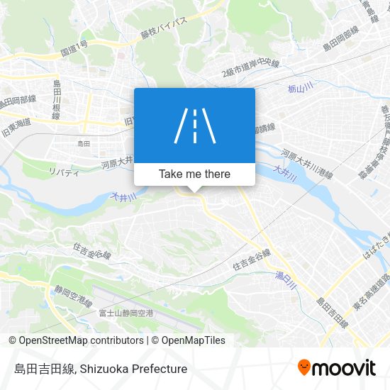 島田吉田線 map