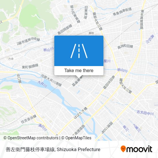 善左衛門藤枝停車場線 map