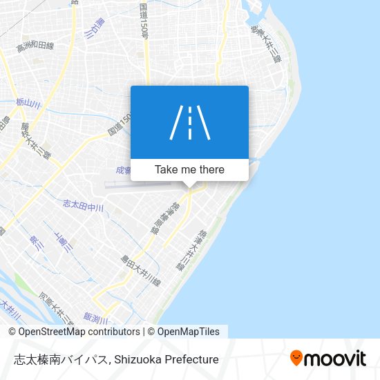 志太榛南バイパス map