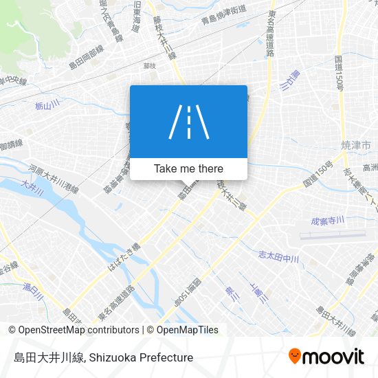 島田大井川線 map