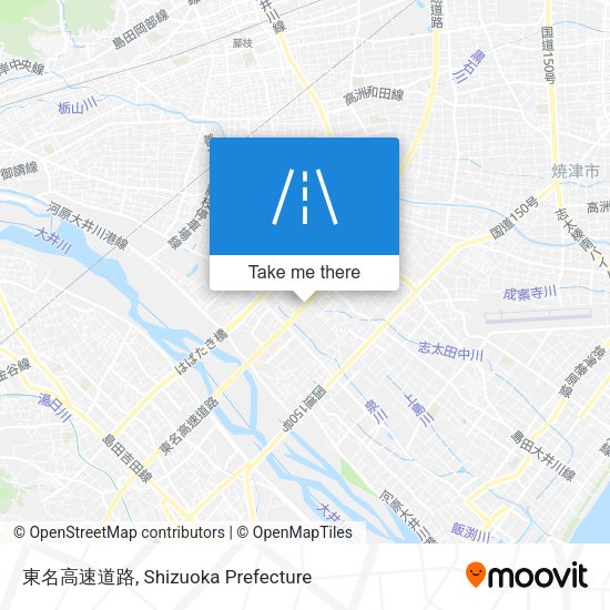 東名高速道路 map