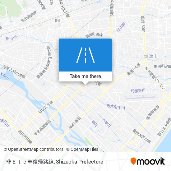 非Ｅｔｃ車復帰路線 map