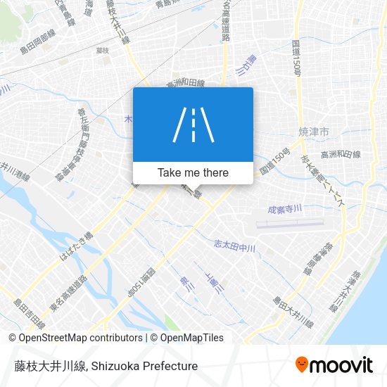 藤枝大井川線 map