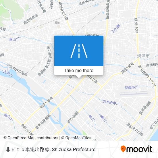 非Ｅｔｃ車退出路線 map