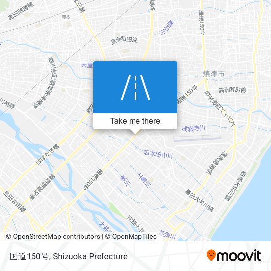 国道150号 map